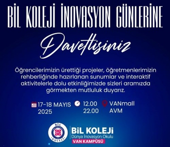 Van’da BİL İnovasyon Günleri başlıyor