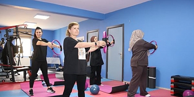 Edremit Belediyesi Fitness Kursuna Kadınlardan Yoğun İlgi 