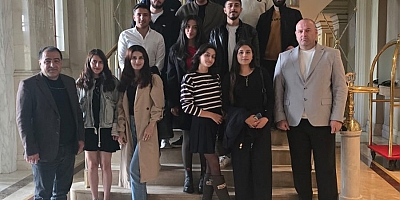 Ekonometri öğrencileri Elite World Van Hotel Genel Müdürü ile buluştu