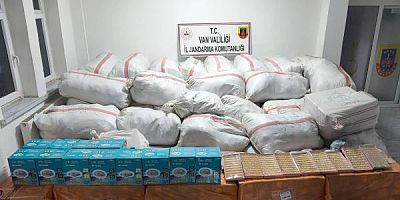 Van’da 9 bin 124 parça gümrüksüz kaçak eşya ele geçirildi