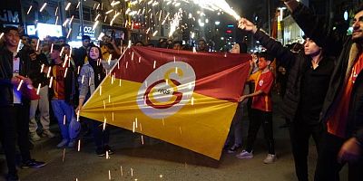 Van’da Galatasaray’ın şampiyonluk sevinci  