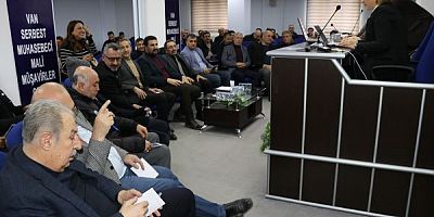 Van SMMMO’dan ‘Enflasyon Düzeltmesi 2024 Yılı Uygulamasında Özellik’ semineri